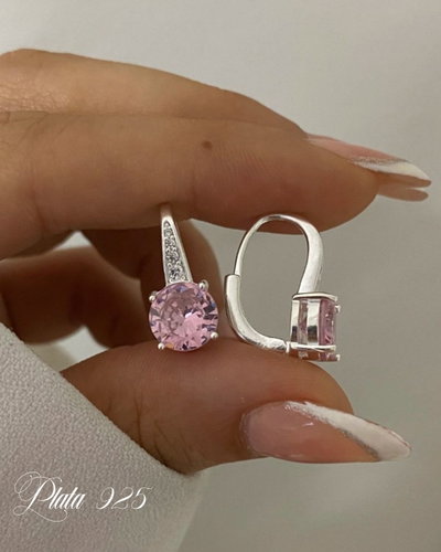 Aros amalia plata 925