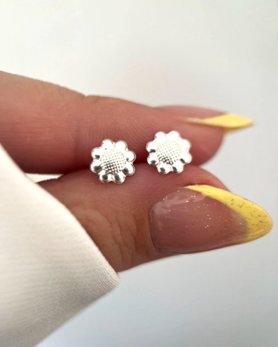 Pasante flor plata 925