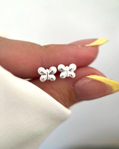 Pasante mariposa plata 925