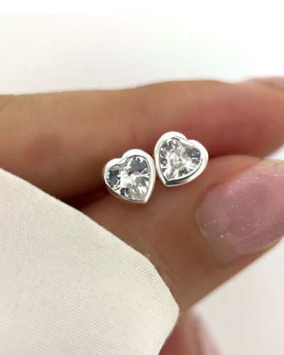 Pasante corazon plata italiana 925