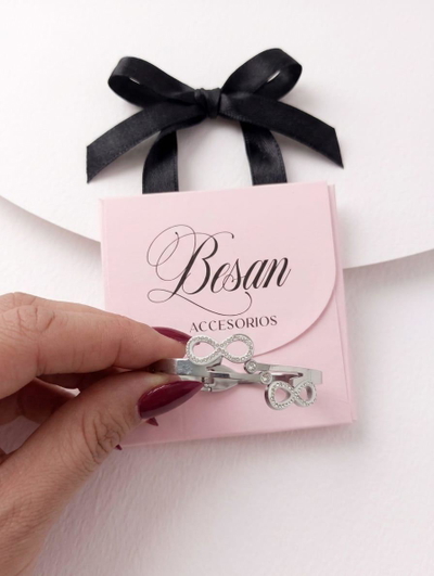 Pulsera esclava infinito acero