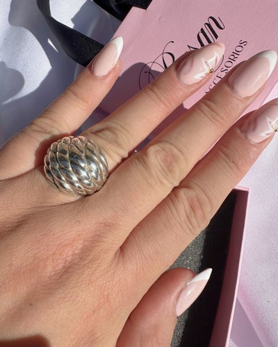 Anillo mundo plata italiana 925