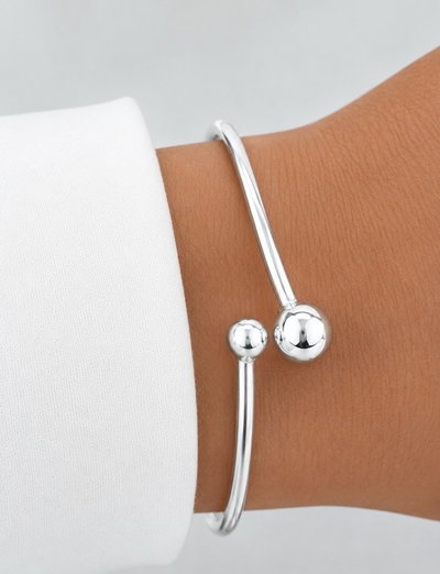 pulsera mini mundo plata italiana 925