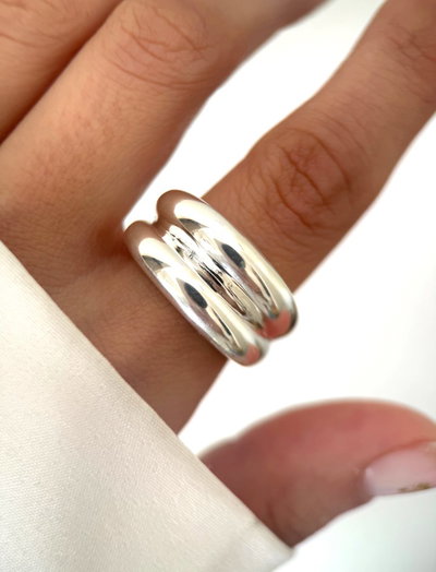 Anillo dama plata italiana 925