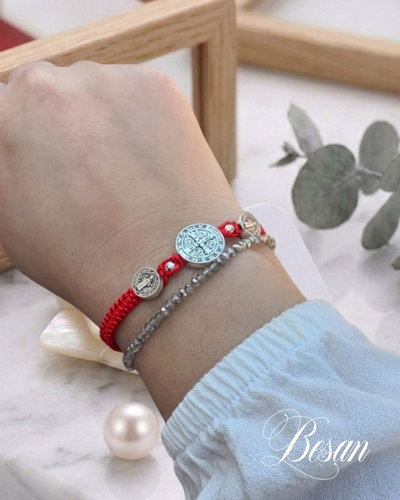 Pulsera san benito acero
