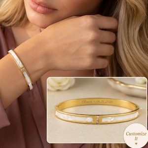 Esclava gold con nacar 