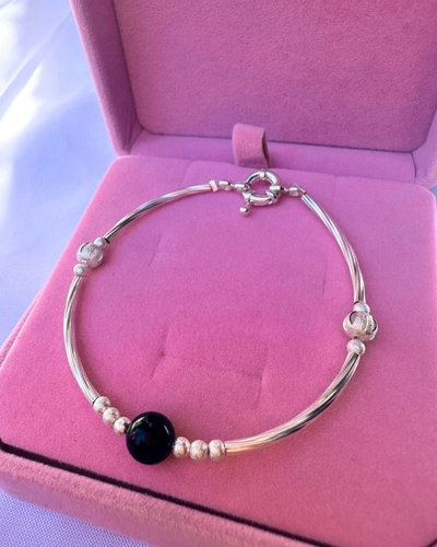 Pulsera piedra agatha plata 925