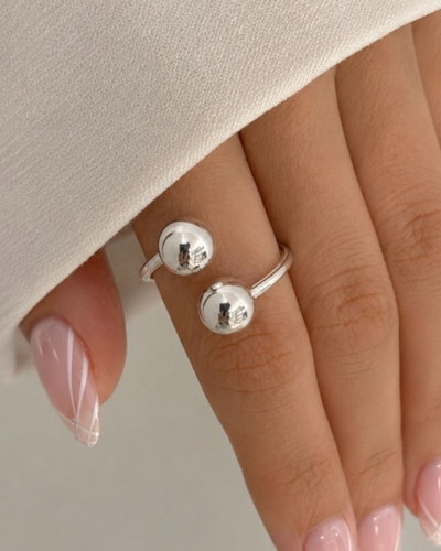 Anillo aura plata italiana 925