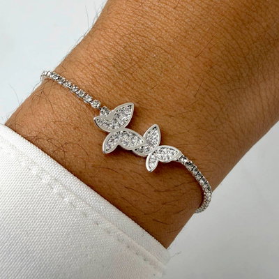Pulsera mariposa AB