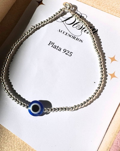 Pulsera ojo turco plata 925