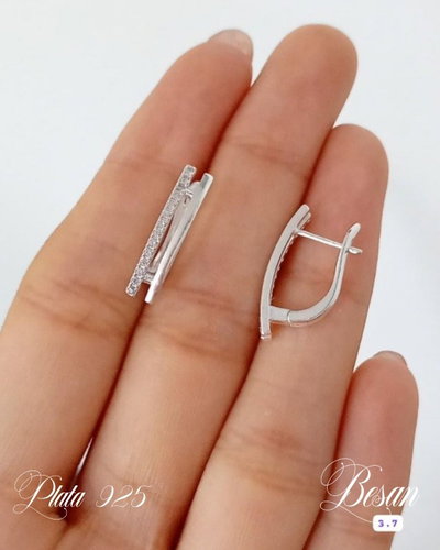 Aros sasha plata 925