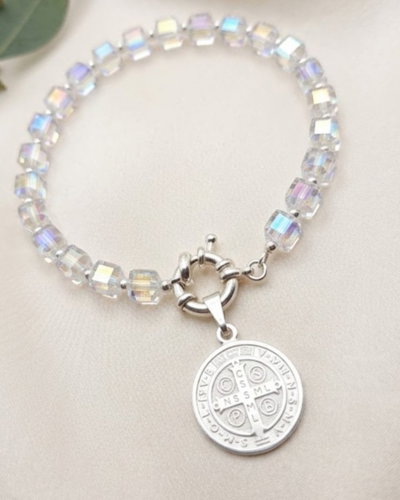 Pulsera San benito plata 925
