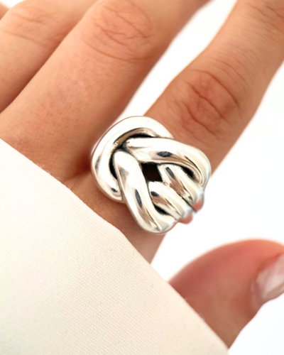 Anillo triunfo plata italy 925