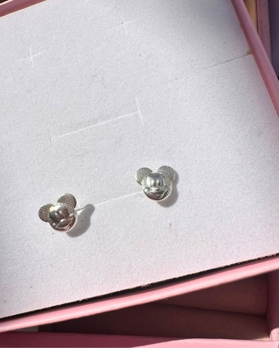 Aros mickey plata 925