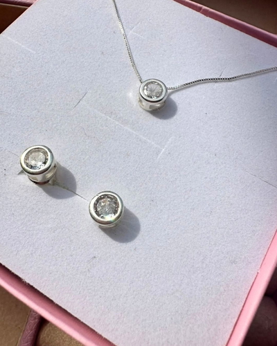 Conjunto susanito plata italiana  925