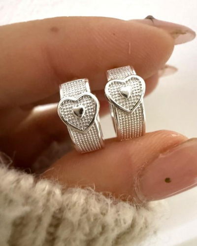 Mini argolla corazon