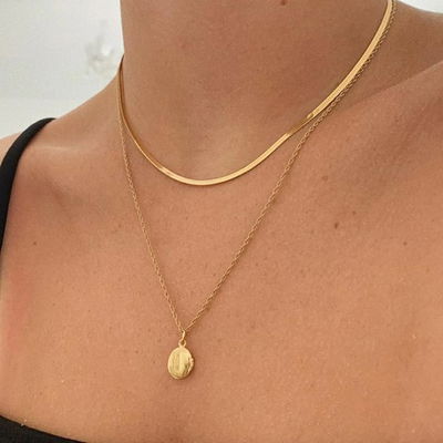 cadena chata gold