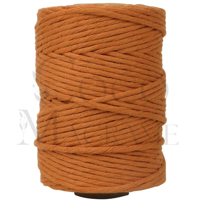 Hilo de algodón 36 h. Terracota 3mm x unidad 