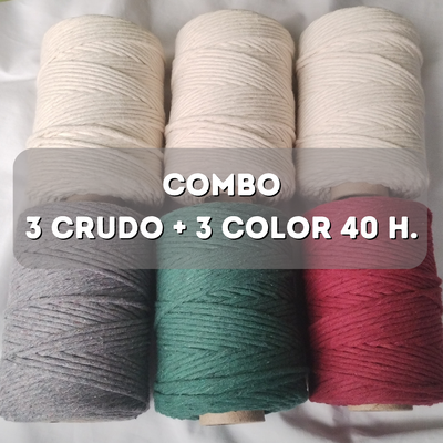 Combo 3 crudo 27 h. + 3 color 40 h.