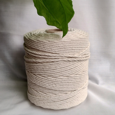 Hilo de algodón torsionado 3mm x 200 mts