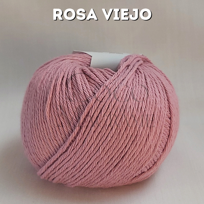 Hilo de algodón 8/6 - Rosa Viejo