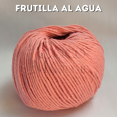 Hilo de algodón 8/6 - Frutilla al agua