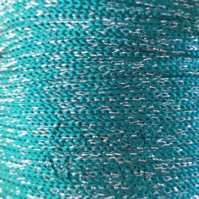 Cordón polipropileno 4mm Verde con Lurex - 100 mts