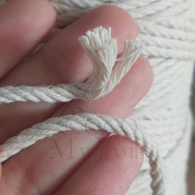 Hilo de algodón torsionado 3mm x 100 mts