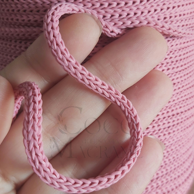 Cordón cola de rata polipropileno 4mm Rosa pálido - 100 mts