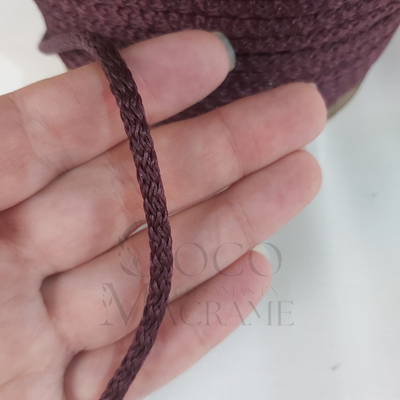 Cordón Tejido polipropileno Bordó - 4mm