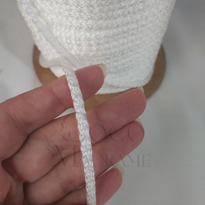 Cordón Tejido polipropileno Blanco - 4mm