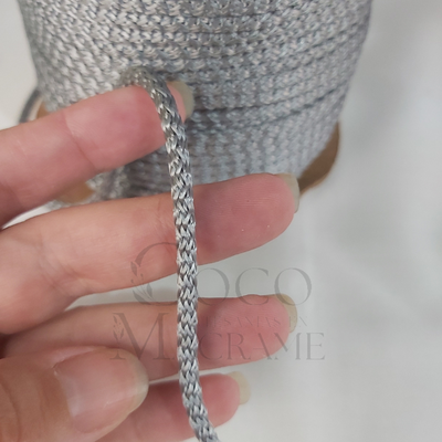 Cordón Tejido polipropileno Gris perla - 4mm