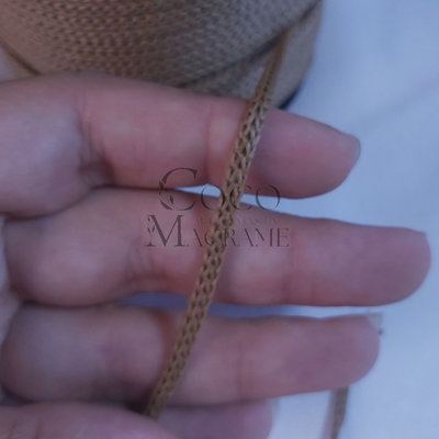 Cordón cola de rata polipropileno 3mm Yute- 100 mts
