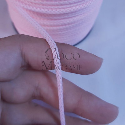 Cordón cola de rata polipropileno 3mm Rosa- 100 mts
