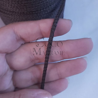 Cordón cola de rata polipropileno 3mm Marron- 100 mts