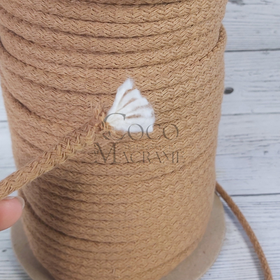 Cordon de algodón relleno caramelo 7mm