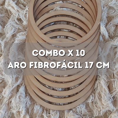 Aro de fibrofacil 17 cm - Pack x 10 