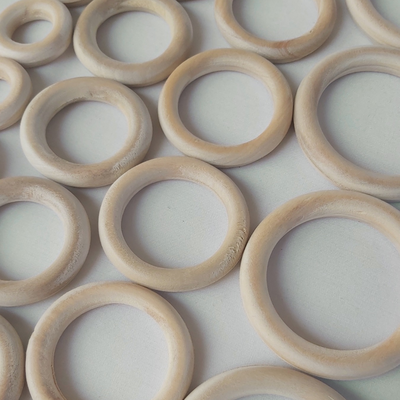 Argolla de madera 55mm x unidad 