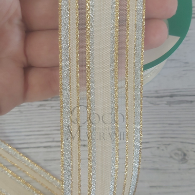 Cinta navideña Maria 40mm  x 10 mts