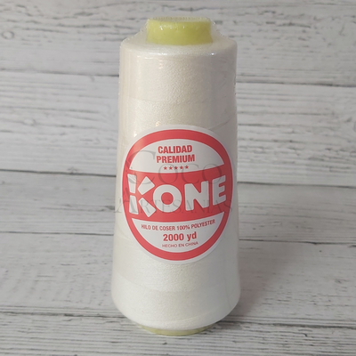 Cono hilo de coser poliester 2000 yardas - Natural