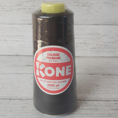 Cono hilo de coser poliester 2000 yardas - Negro