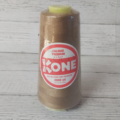 Cono hilo de coser poliester 2000 yardas - Beige