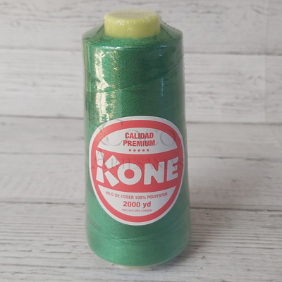 Cono hilo de coser poliester 2000 yardas - Verde Benetton