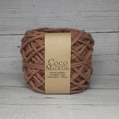 Hilo de algodón 27 h. Habano 4mm x unidad 