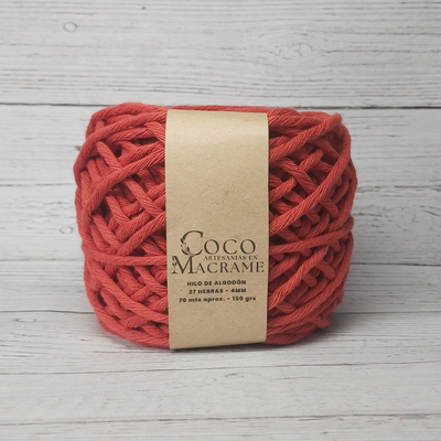 Hilo de algodón 27 h. Lacre 4mm x unidad 