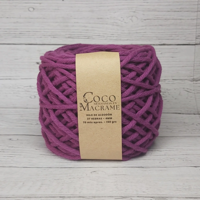 Hilo de algodón 27 h. Obispo 4mm x unidad 