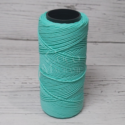 Hilo encerado verde agua