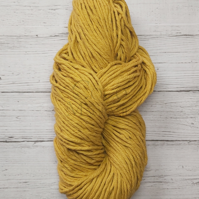 Hilo de algodón 16 hebras Mostaza - Madeja 150 gr.