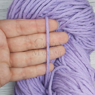 Hilo de algodón 16 hebras Lavanda - Madeja 150 gr.