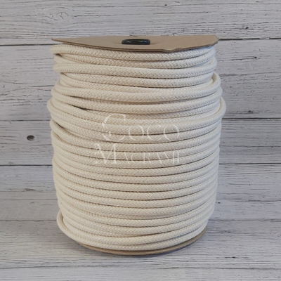 Cordon trenzado premium Crudo 8mm - 100 mts